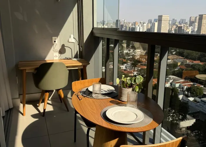 Wide Apto 1 Dormitorio, Moderno, Localizacao Fantastica, Piscina Panoramica, Estacionamento